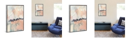 iCanvas Blush and Navy Ii by Jennifer Goldberger Gallery-Wrapped Canvas Print - 40" x 26" x 0.75"